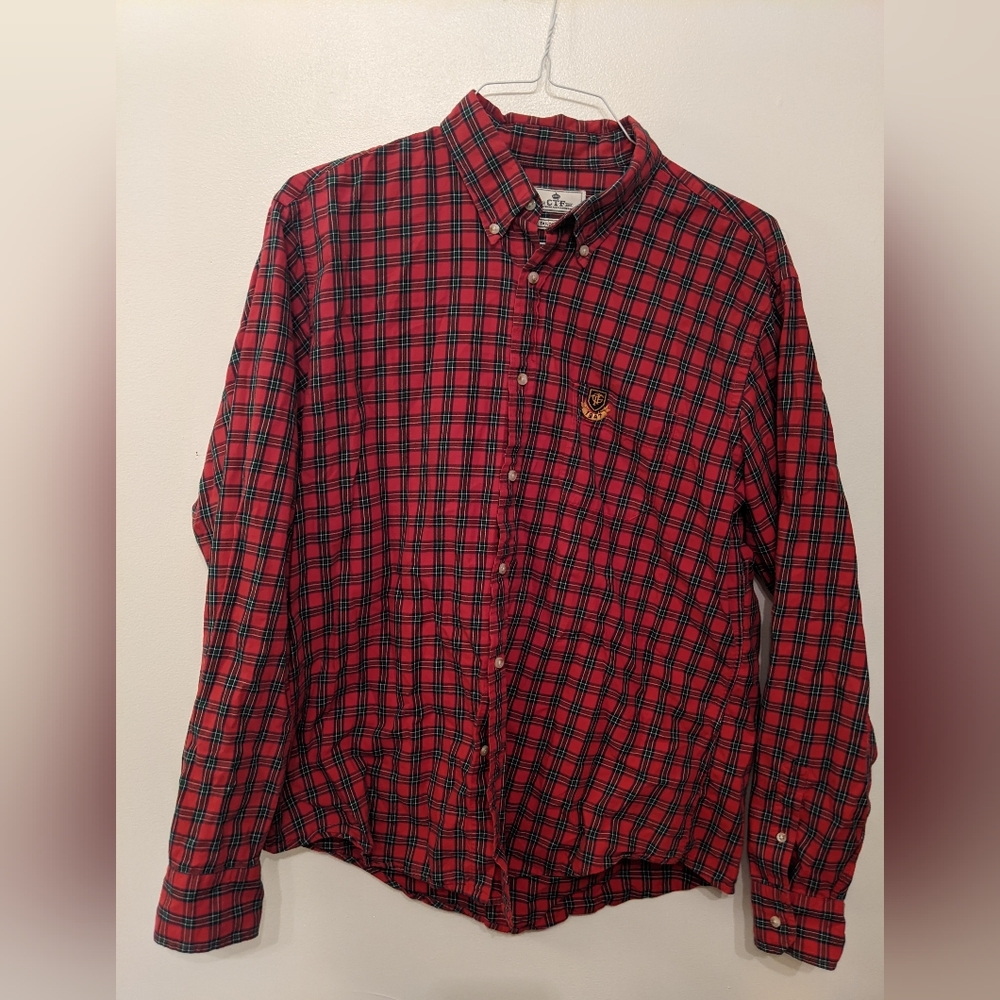 Cortefiel men's plaid button down